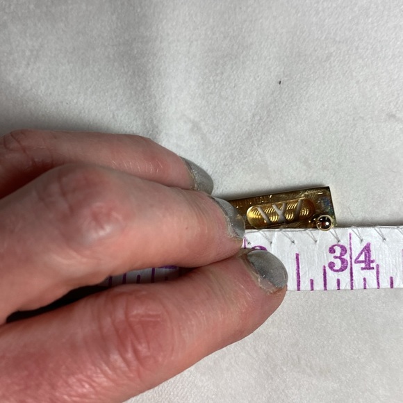 Vintage snake-print burgundy belt 30-34" - Picture 6 of 7